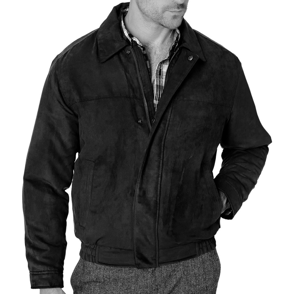 Faux Suede Weatherproof Jacket